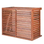 Decoclim Cache Climatiseur pour Unité Extérieure Bois Taille S H68xL95cm