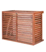 Decoclim Cache Climatiseur pour Unité Extérieure Bois Taille S H68xL95cm