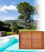 Decoclim Cache Climatiseur pour Unité Extérieure Bois Taille S H68xL95cm – Image 2