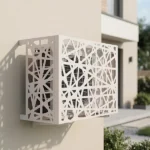 GoodHome Gupta Cache Climatiseur pour Unité Extérieure Aluminium H75xL100cm