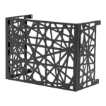 GoodHome Gupta Cache Climatiseur pour Unité Extérieure Aluminium H75xL100cm Gris – Image 2