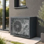 Terre Jardin Tropicair Cache Climatiseur pour Unité Extérieure Acier Galvanisé H90xL105cm Anthracite – Image 2