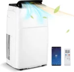 Giantex Climatiseur Mobile 12000 BTU Réversible 5 en 1 R290 Minuterie 24H