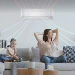 Airwell Harmonia Climatiseur Split Fixe Réversible Connecté WiFi 5000W Blanc – Image 3