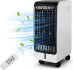 Giantex Rafraîchisseur d'Air Évaporatif 4 en 1 75W Réservoir 6L Télécommande Blanc – Image 3