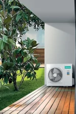 Hisense Unité Extérieure de Pompe à Chaleur Réversible Quadri-Split 8100W R32 Blanc – Image 2