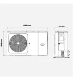 Clivet WiSAN-YME 1 S 5.1 Pompe à Chaleur Air/Eau Monobloc Connectée WiFi 10kW Monophasée – Image 3