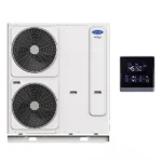 Carrier AquaSnap Pompe à Chaleur Air/Eau Monobloc Triphasé 14000W avec Appoint Électrique Blanc