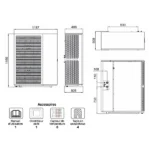 Sunny Pompe à Chaleur Air/Eau Monobloc Connectée R290 18kW Monophasée Classe A – Image 3
