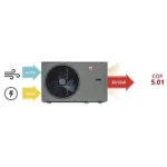 Bemco Ecopure M Pompe à Chaleur Air/Eau Monobloc R32 10kW Classe A Blanc – Image 3