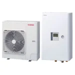 Toshiba Estia Pompe à Chaleur Air/Eau Bi-Bloc Connectée WiFi 11kW Monophasée Classe A