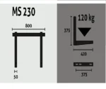 Rodigas Support Mural Complet pour Climatiseur avec Niveau à Bulle Intégré 100kg Max – Image 2