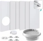 Yuanhao Kit de Calfeutrage de Fenêtre pour Climatiseur Mobile 43-140cm Diamètre 150mm